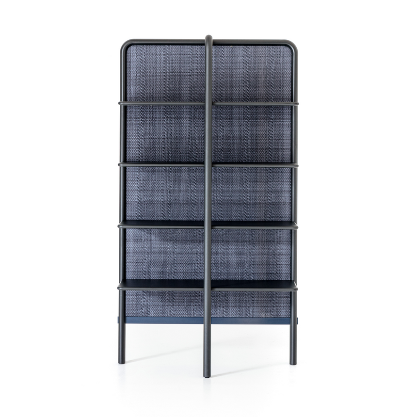 Ash Wood & Steel Bookshelf | Gervasoni Daen | ItalianFurniture.com