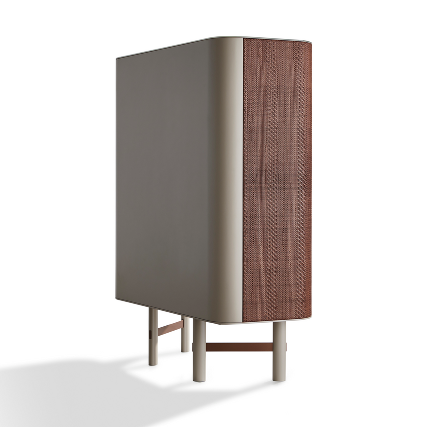 Two Door Wooden Highboard | Gervasoni Daen | ItalianFurniture.com