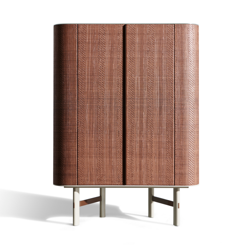 Two Door Wooden Highboard | Gervasoni Daen | ItalianFurniture.com