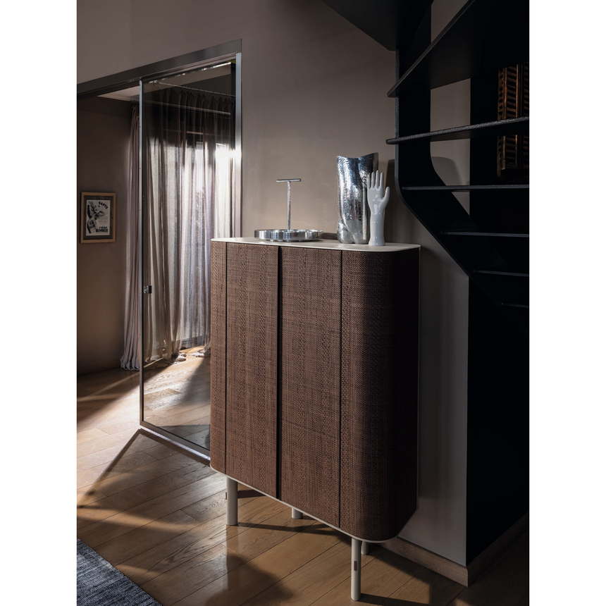 Two Door Wooden Highboard | Gervasoni Daen | ItalianFurniture.com