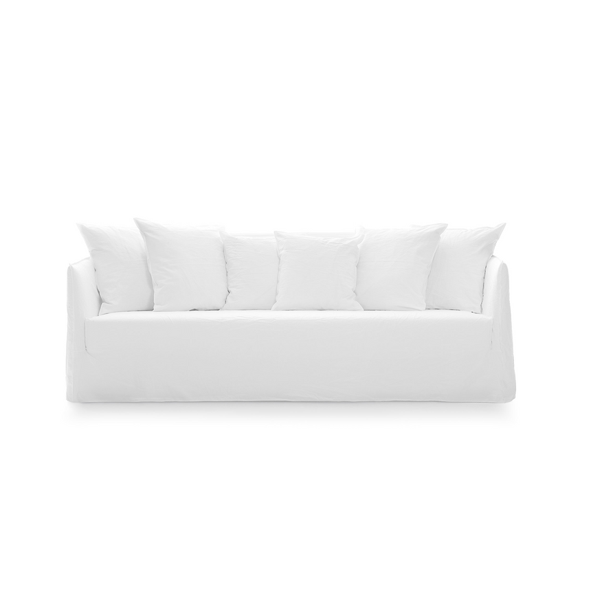 Natural White Lino Sofa | Gervasoni Ghost | ItalianFurniture.com