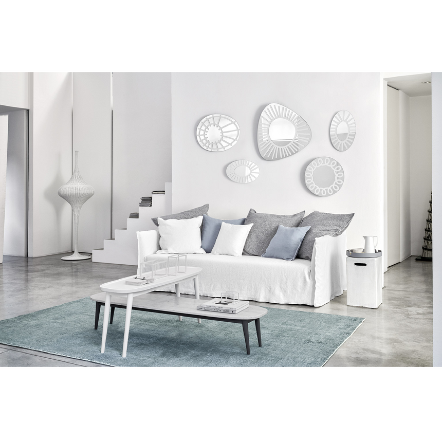 Natural White Lino Sofa | Gervasoni Ghost | ItalianFurniture.com