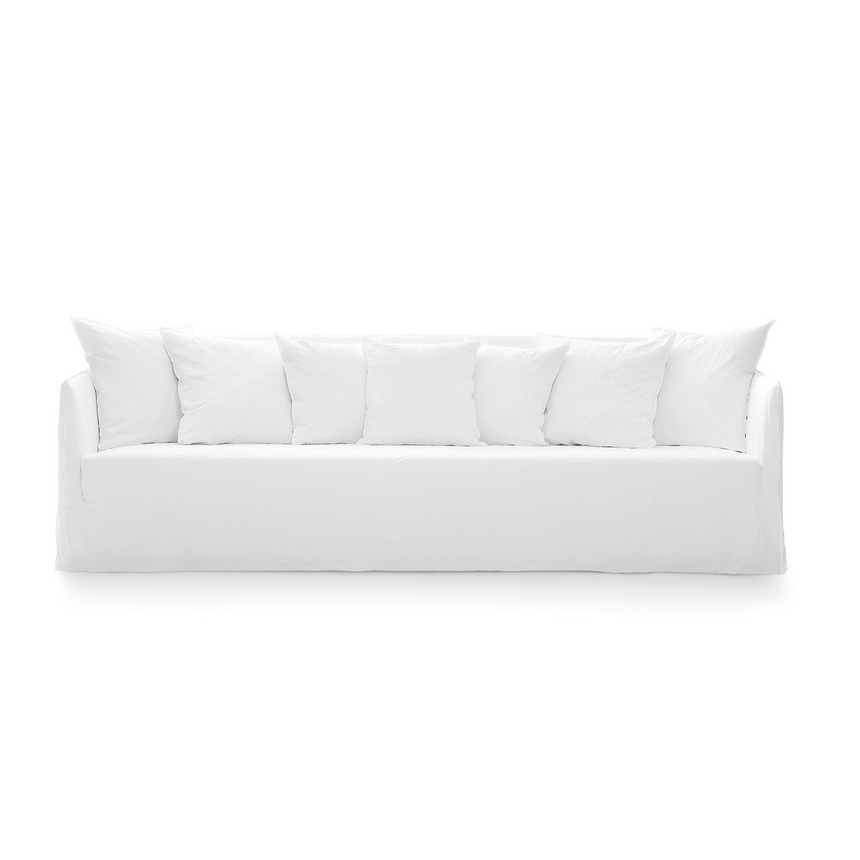 Natural White Lino Sofa | Gervasoni Ghost | ItalianFurniture.com