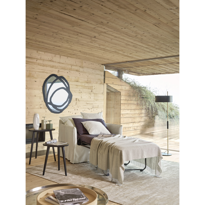 Natural White Lino Armchair Bed | Gervasoni Ghost | Italian Furniture