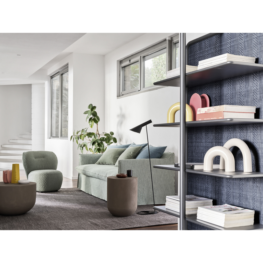 Natural White Lino Sofa Bed | Gervasoni Ghost | ItalianFurniture.com