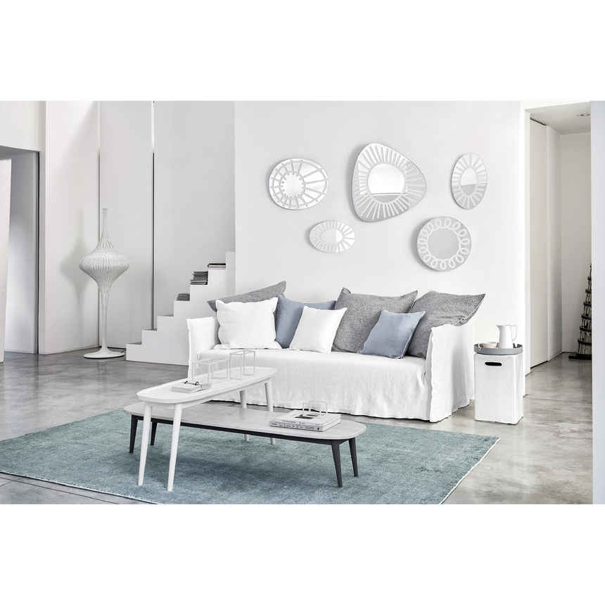 Cubic Concrete Side Table | Gervasoni Inout | ItalianFurniture.com