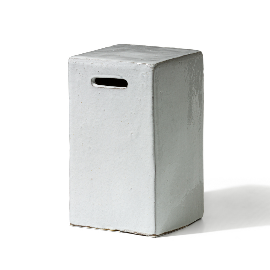 Cubic Concrete Side Table | Gervasoni Inout | ItalianFurniture.com