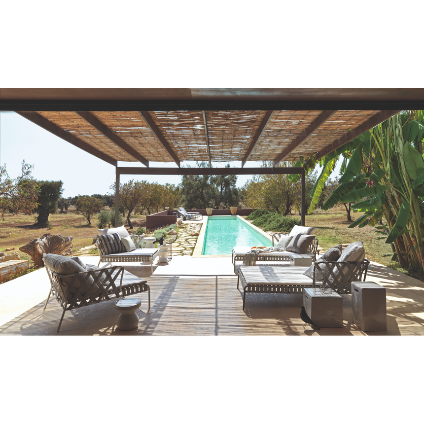 Cubic Concrete Side Table | Gervasoni Inout | ItalianFurniture.com