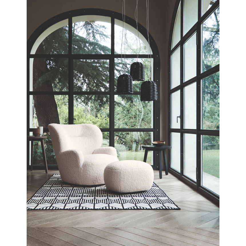 Swivel Barrel Armchair | Gervasoni Loll | ItalianFurniture.com