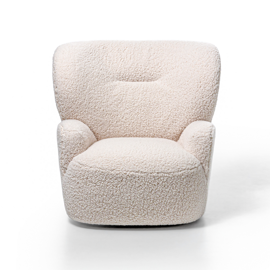 Swivel Barrel Armchair | Gervasoni Loll | ItalianFurniture.com
