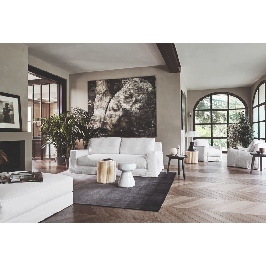 Natural White Lino Sofa | Gervasoni Loll | ItalianFurniture.com