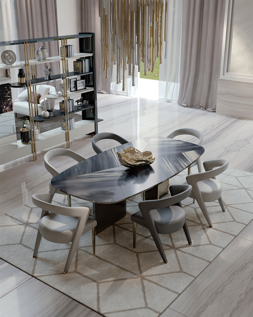 Hexagonal Patterned Wool Carpet | Bizzotto Italia Pyramid