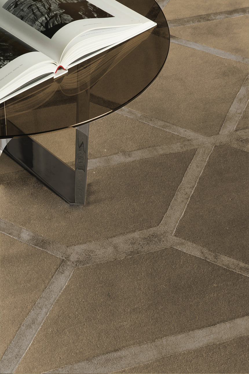 Hexagonal Patterned Wool Carpet | Bizzotto Italia Pyramid