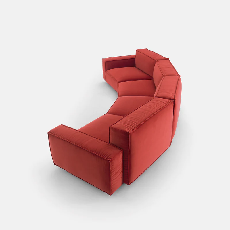 Piped Curve Sofa | Arflex Marechiaro