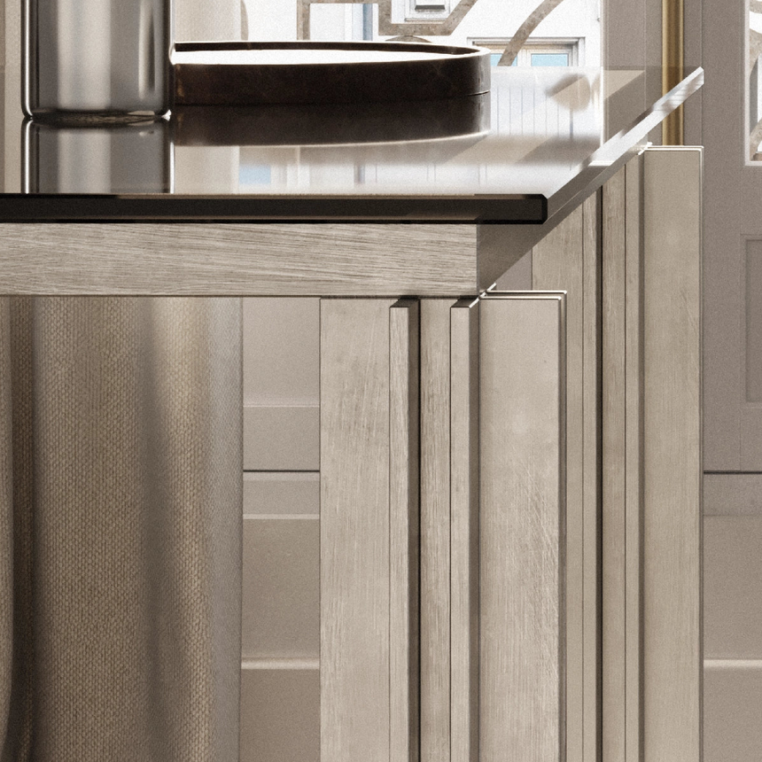 Wooden Leg Dining Table M | Karl Lagerfeld Maison Quai Voltaire | Italianfurniture.com