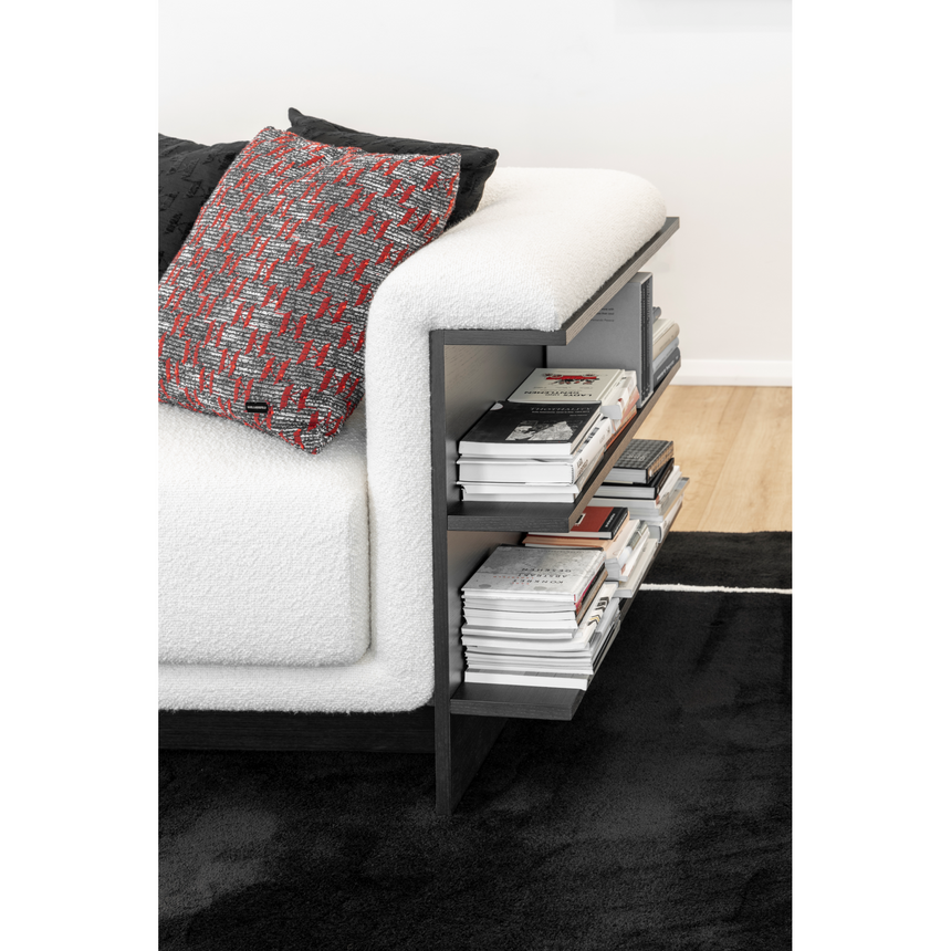 Single-Armed 3-Seater Bookcase Sofa | Karl Lagerfeld Maison Saint-Germain | Italianfurniture.com