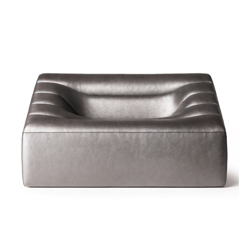 Modern Channeled Lounge Chair | Karl Lagerfeld Maison Wellen | Italianfurniture.com