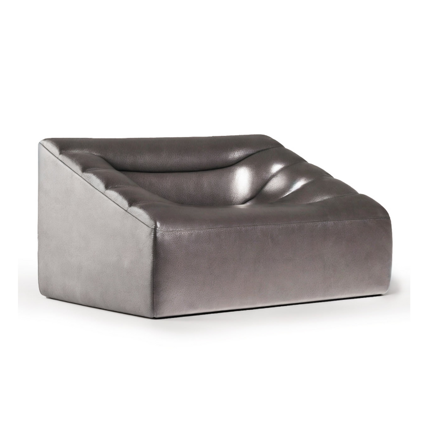 Modern Channeled Lounge Chair | Karl Lagerfeld Maison Wellen | Italianfurniture.com