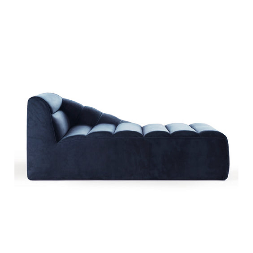 Modern Channeled Chaise Lounge | Karl Lagerfeld Maison Wellen
