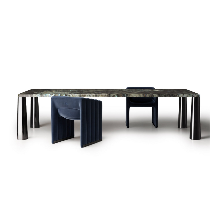 Lacquered Feet Dining Table L | Karl Lagerfeld Maison Wellen | Italianfurniture.com