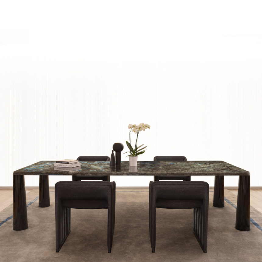 Lacquered Feet Dining Table L | Karl Lagerfeld Maison Wellen | Italianfurniture.com