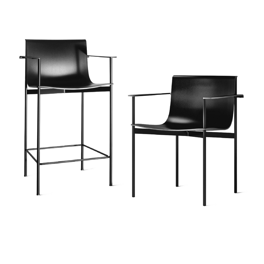 Leather Upholstered Bar Stool | Lema Ombra | Italianfurniture.com