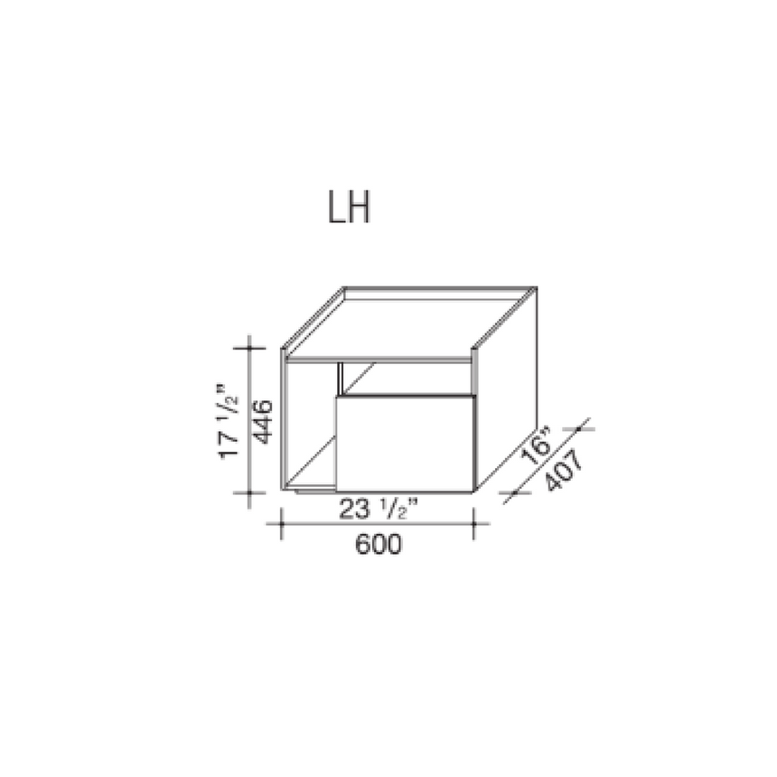 Left Compartment Oak Nightstand | Lema Tip |
Italianfurniture.com