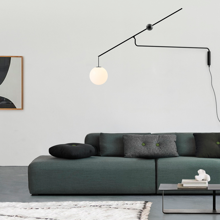 Counterweight Sphere Wall Light | Luceplan Malamata | Italianfurniture.com