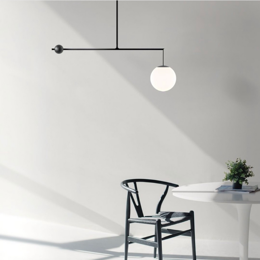 Counterweight Sphere Pendant Lamp | Luceplan Malamata Italianfurniture.com