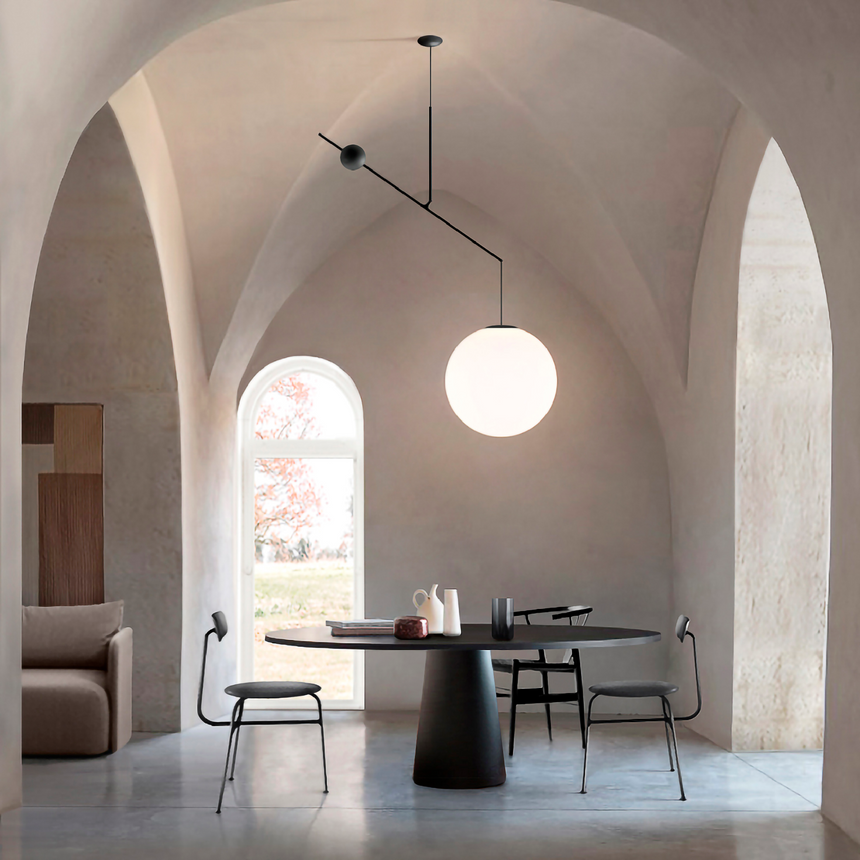 Counterweight Sphere Pendant Lamp | Luceplan Malamata Italianfurniture.com