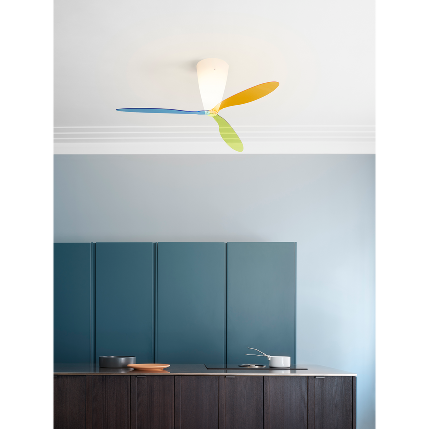 Modern Ceiling Fan Light | Luceplan Blow | Italianfurniture.com