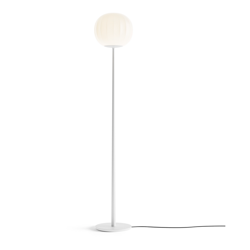 Round Blown Glass Floor Lamp | Luceplan Lita | Italianfurniture.com