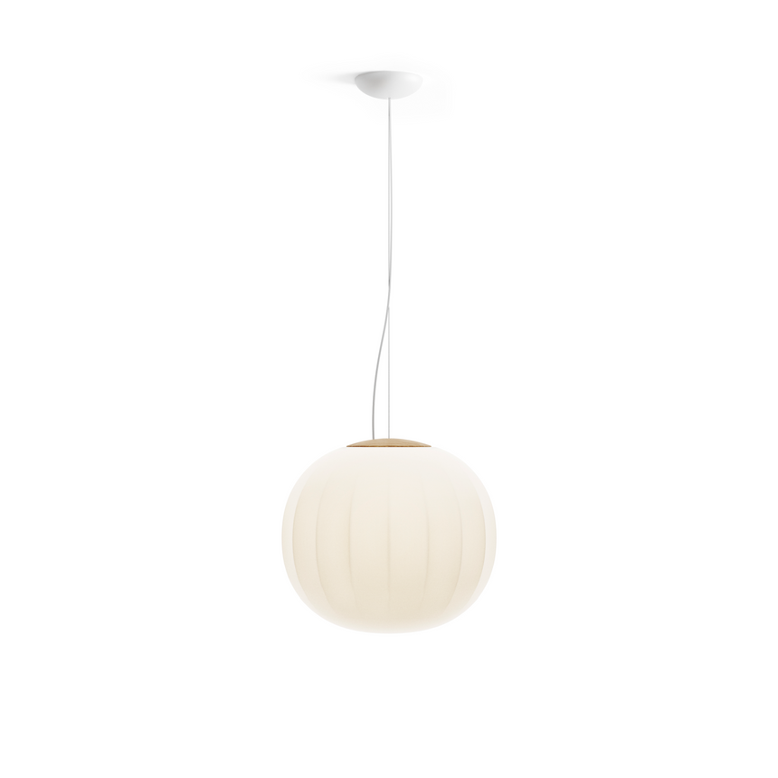 Round Blown Glass Pendant Light | Luceplan Lita | Italianfurniture.com
