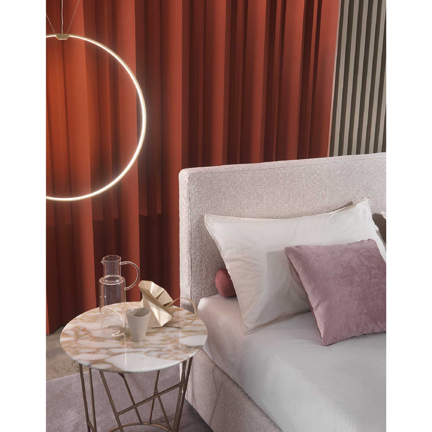 Upholstered Minimalist Bed | Marelli Brandon | Italianfurniture.com