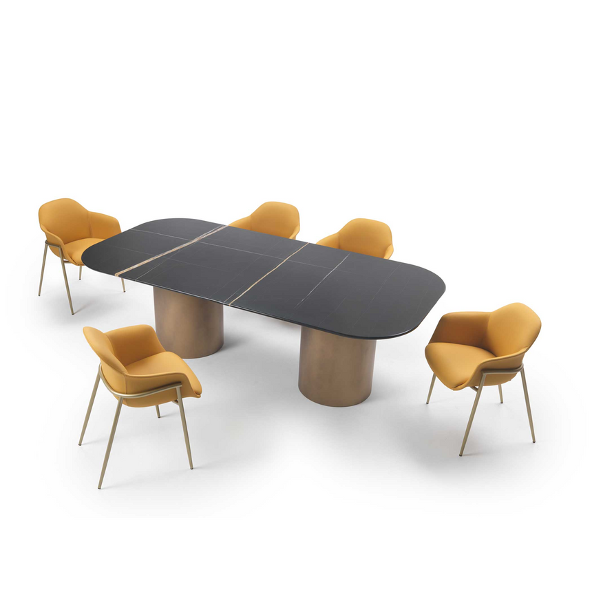 Rectangular Marble Dining Table | Marelli Arthur | Italianfurniture.com