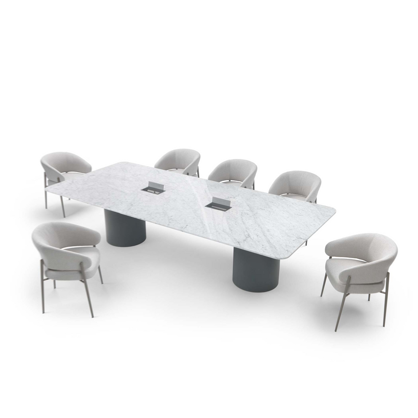 Rectangular Marble Dining Table | Marelli Arthur | Italianfurniture.com
