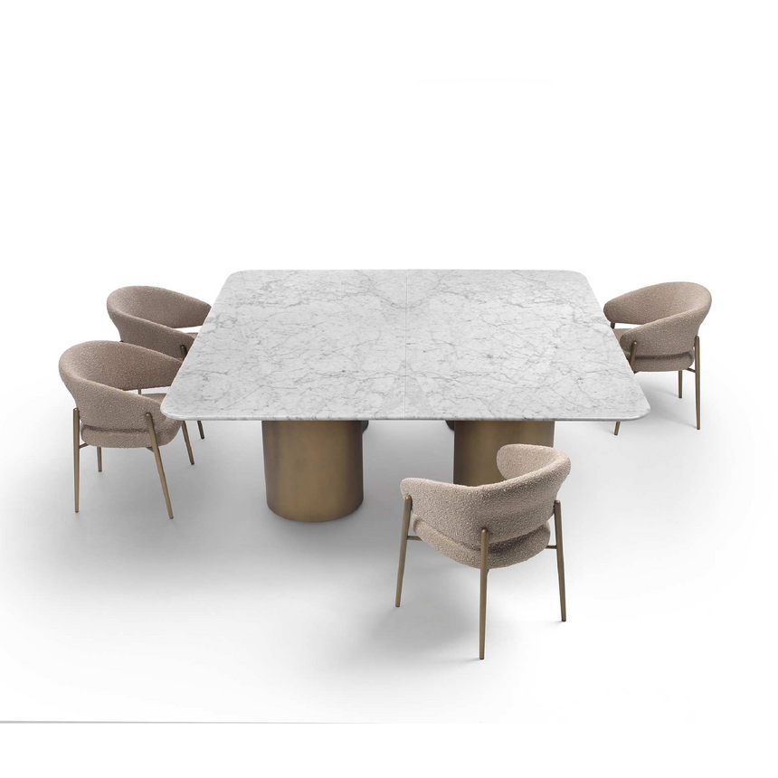 Rectangular Marble Dining Table | Marelli Arthur | Italianfurniture.com
