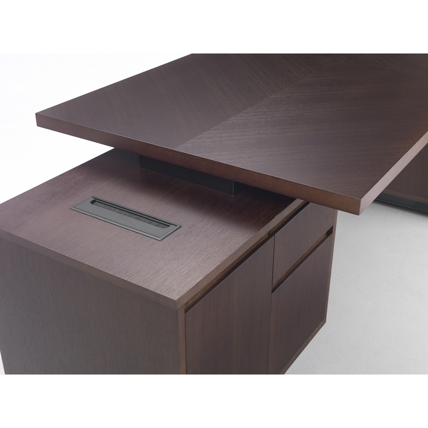 Wood Veneer Executive Desk | Marelli Aston Italianfurniture.com