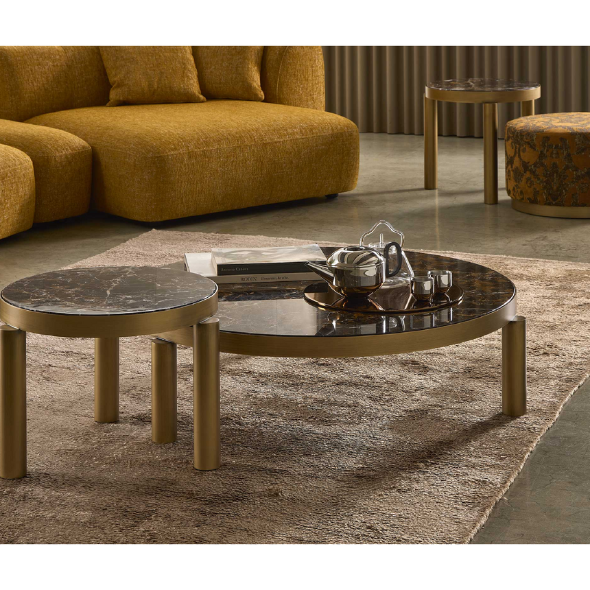 Round Marble Coffee Table | Marelli Atene | Italiafurniture.com