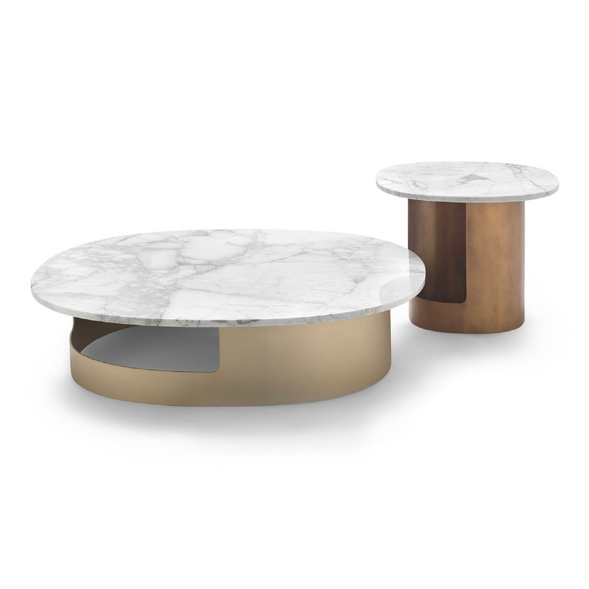 Round Marble Coffee Table | Marelli Atene | Italiafurniture.com