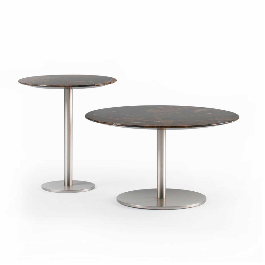 Metal Base Marble Coffee Table | Marelli Break