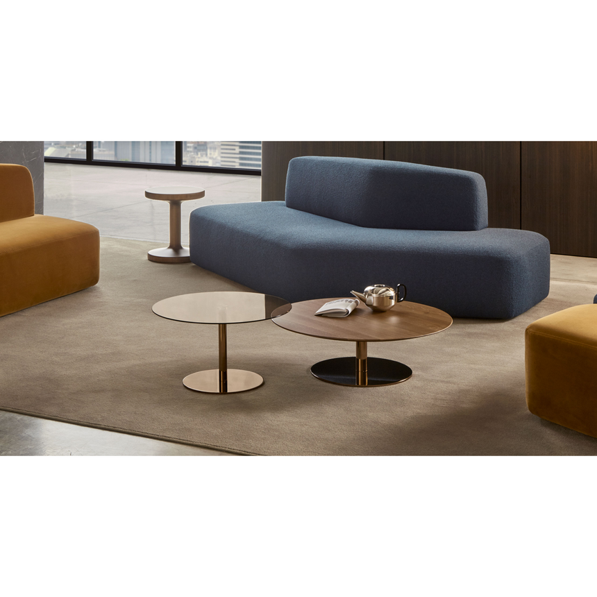 Metal Base Wooden Coffee Table | Marelli Break | Italianfurniture.com