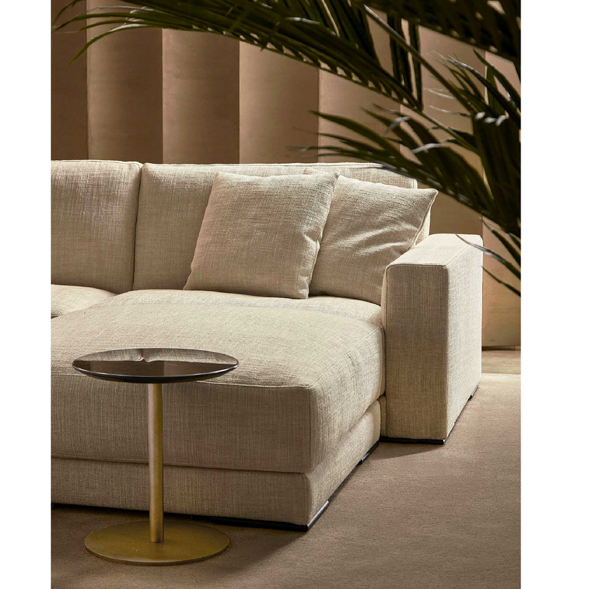 Metal Base Glass Coffee Table | Marelli Break | Italianfurniture.com