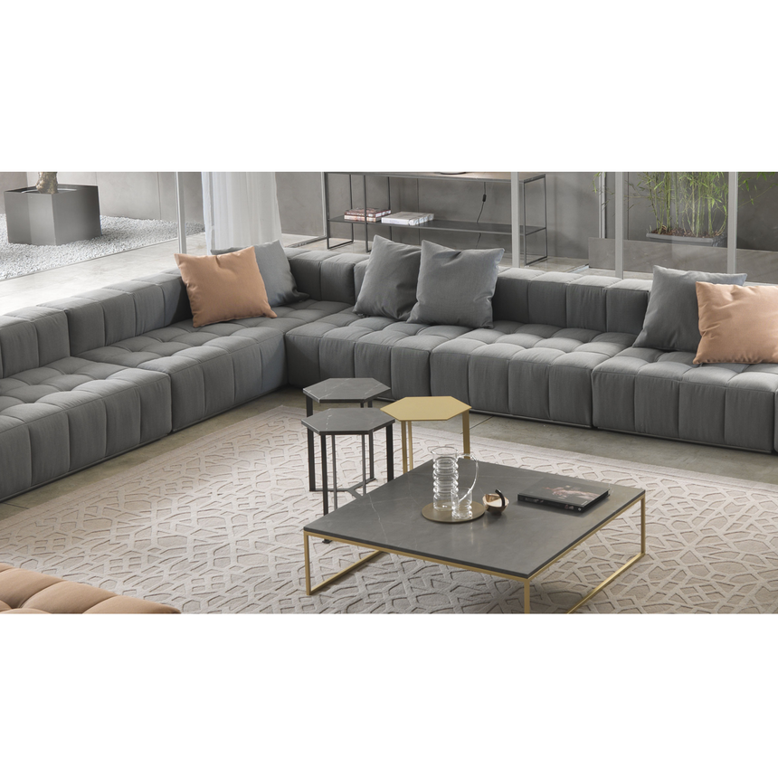 Hexagonal Metal Coffee Table | Marelli Clip | Italianfurniture.com
