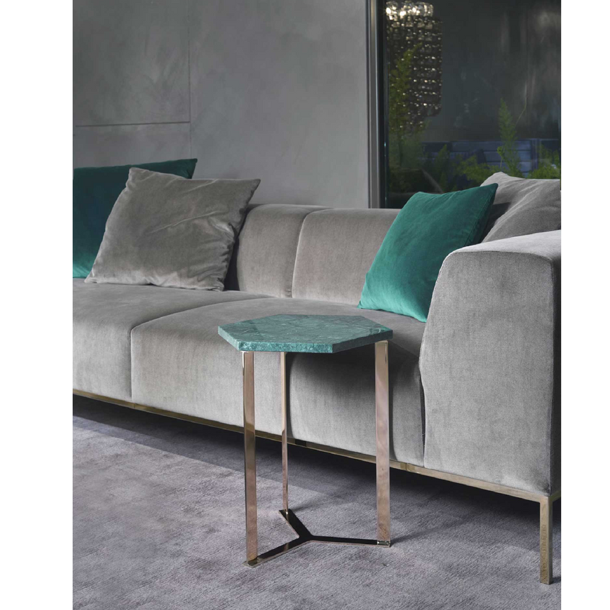 Hexagonal Marble Coffee Table | Marelli Clip | Italianfurniture.com