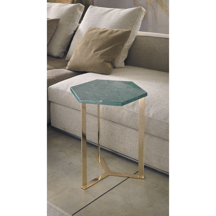 Hexagonal Marble Coffee Table | Marelli Clip | Italianfurniture.com