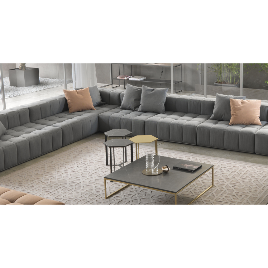 Hexagonal Marble Coffee Table | Marelli Clip | Italianfurniture.com