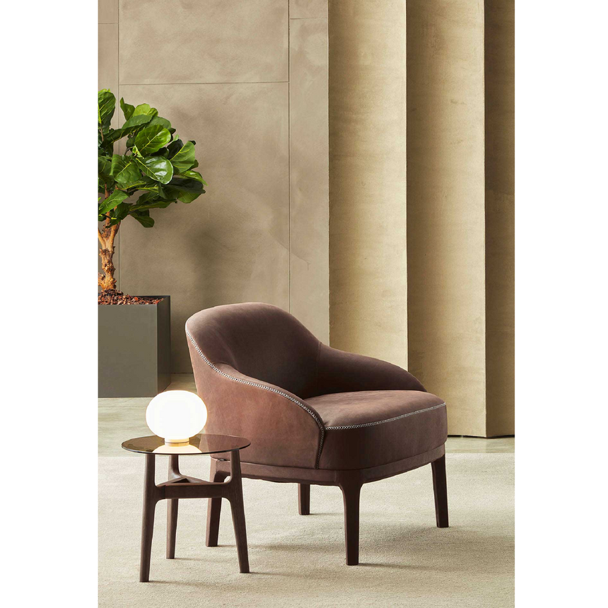 Round Marble Base Coffee Table | Marelli Dune | Italianfurniture.com