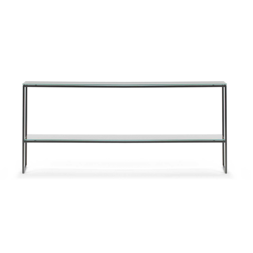 Crossed-Base Rectangular Coffee Table | Marelli Frame Italianfurniture.com