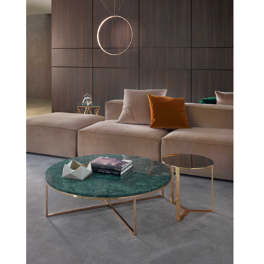 Cross-Base Marble Coffee Table | Marelli Frame | Italianfurniture.com